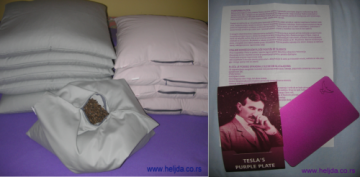 Teslina purpurna ploča, i jastuk od heljde